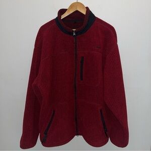 L.L. Bean Outdoors Fleece Full Zip Up Men’s Size XXL